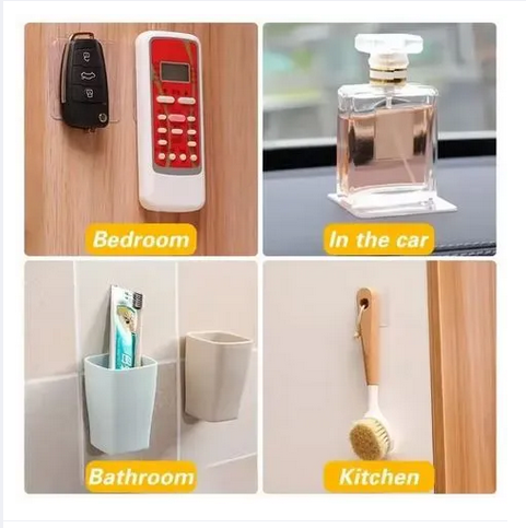 Picture of Double Sided Transparent Tape 20 pcs Strong Self Adhesive Paste Wall Stickers Home Kitchen Bathroom Seamless Waterproof Tapes