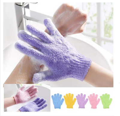 Picture of Body Gloves 1 Pairs Bath Exfoliating Glove Sponge Exfoliating Pad Body Gloves for Shower Exfoliating Mitts Shower Glove Women's Gloves for Shower for