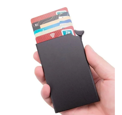 Picture of Aluminum Card Holder - Anti-Theft Wallet Wallet Credit Card Wallet