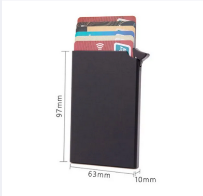 Picture of Aluminum Card Holder - Anti-Theft Wallet Wallet Credit Card Wallet