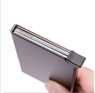 Picture of Aluminum Card Holder - Anti-Theft Wallet Wallet Credit Card Wallet