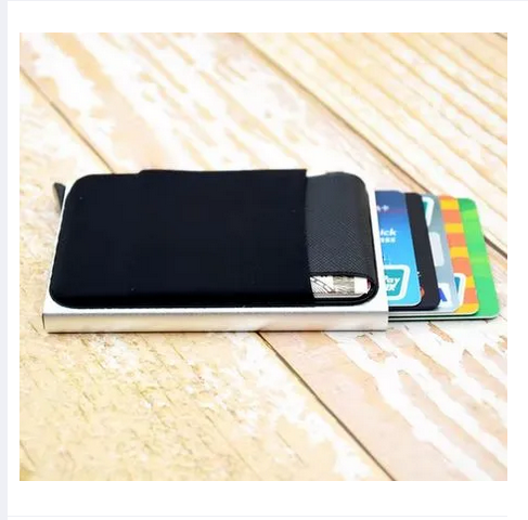 Picture of Aluminum Card Holder - Anti-Theft Wallet Wallet Credit Card Wallet