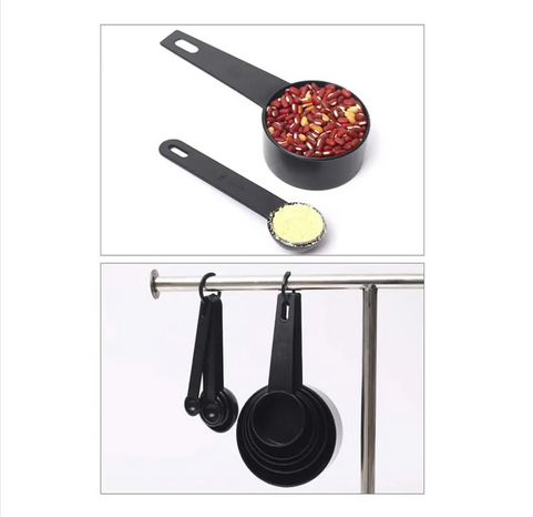 Picture of Measuring Cups & Spoons (Black) 1g to 10g