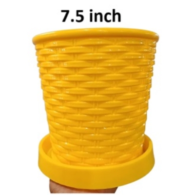 Picture of 7.5 inch Cane Planter With tray  1 pcs