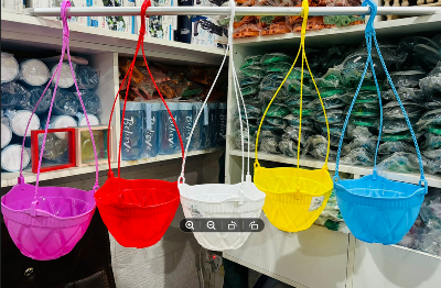 Picture of Diamond Hanging Planter Flower pot ( 8 inch - 4 pcs )