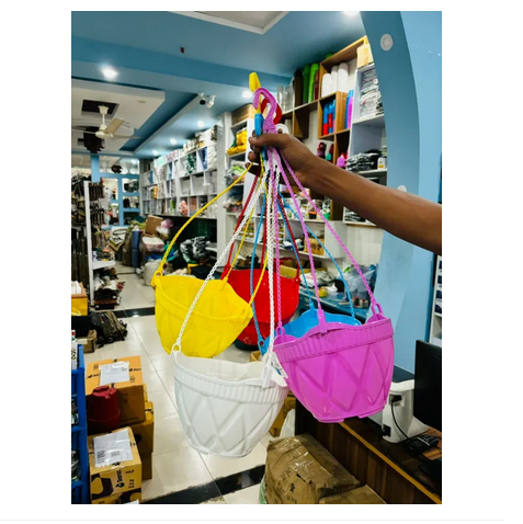 Picture of Diamond Hanging Planter Flower pot ( 8 inch - 4 pcs )