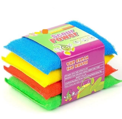 Picture of Dish Sponges 4 Pcs Kitchen Cleaning