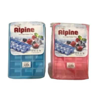 Picture of Ice Cuber Tray With Transparent Lid - (25cm X 17Cm) -Easy to Clean & User-Friendly,21 Cube in