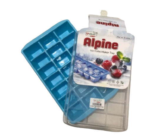 Picture of Ice Cuber Tray With Transparent Lid - (25cm X 17Cm) -Easy to Clean & User-Friendly,21 Cube in