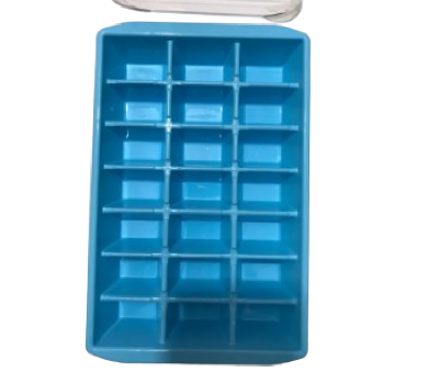 Picture of Ice Cuber Tray With Transparent Lid - (25cm X 17Cm) -Easy to Clean & User-Friendly,21 Cube in