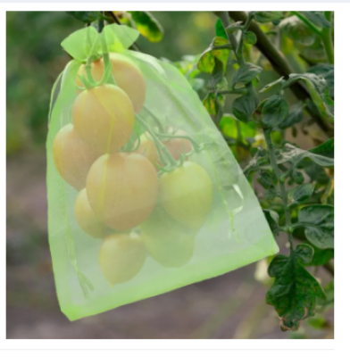 Picture of Grape Protection Bags,5 Pcs 40 x 30 cm, Reusable Fruit Protective Bags, Grape Protective Bags with Drawstring, Organza Bag, Garden Mesh Bag for Protection Against Birds, Wasps, Fruit Flies