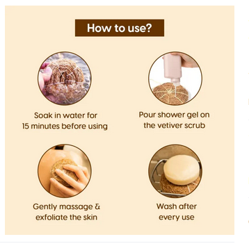 Picture of Scrubber Organic Round Shower Loofah & Bath Sponge - Body Brush