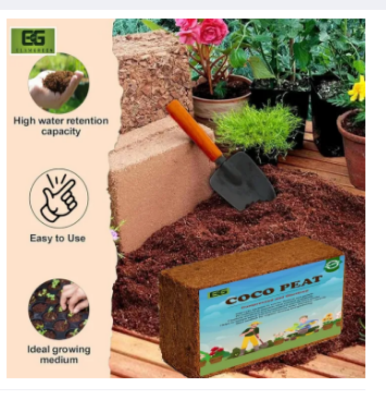 Picture of Coco Peat Block 500gm Compressed Coco Peat Block