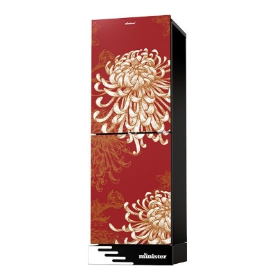Picture of Minister M-254 Liter Edge Less Frost Type Top Mount Refrigerator Red Spider