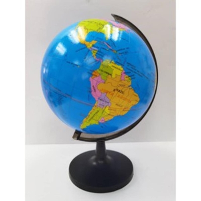 Picture of 21.4cm Blue Ocean World Globe Map With Swivel Stand Geography Educational Toy Gift