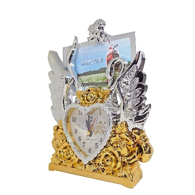 Picture of Frame with Love Alarm Table Clock Showpiece