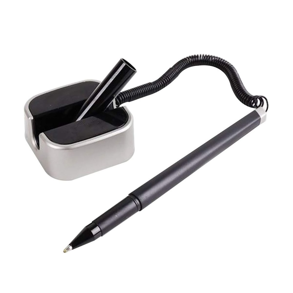 Picture of 2 Piece Desk Pen 0.5mm gel Pen Business Black Desk Counter Table Gel Gel pen - Easy to Use And Maintain - Reliable and Durable