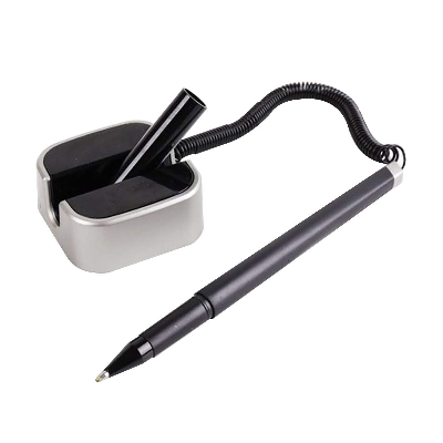 Picture of 2 Piece Desk Pen 0.5mm gel Pen Business Black Desk Counter Table Gel Gel pen - Easy to Use And Maintain - Reliable and Durable