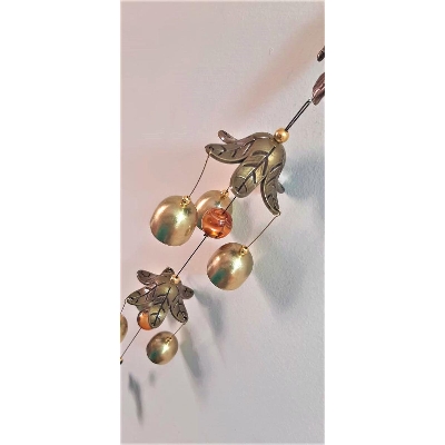 Picture of Wind Chime, Metal Vintage Good Luck Wind Chimes for Outdoor Garden Indoor Room Feng Shui Wind Bell Decoration