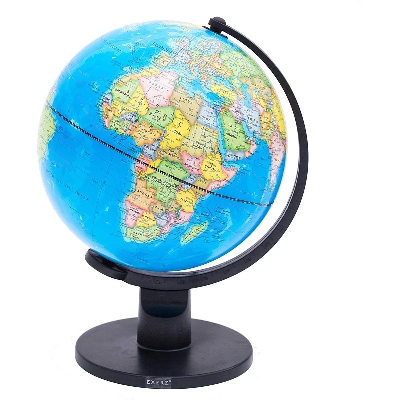 Picture of 25 cm Blue Ocean World Globe Map With Swivel Stand Geography Educational Toy Gift