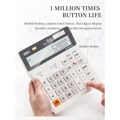 Picture of Deli Calculator M01010 - White