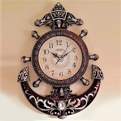 Picture of Advanced inspiring - Exceotional Quality - Quartz Oreva Decorative Retro Anchor Wall Clock - Vintage Choice - Expression of Yourself