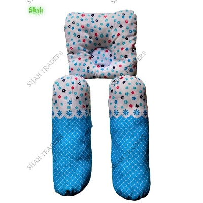Picture of New Born Baby Pillow Set (3 Pieces)-Multicolor