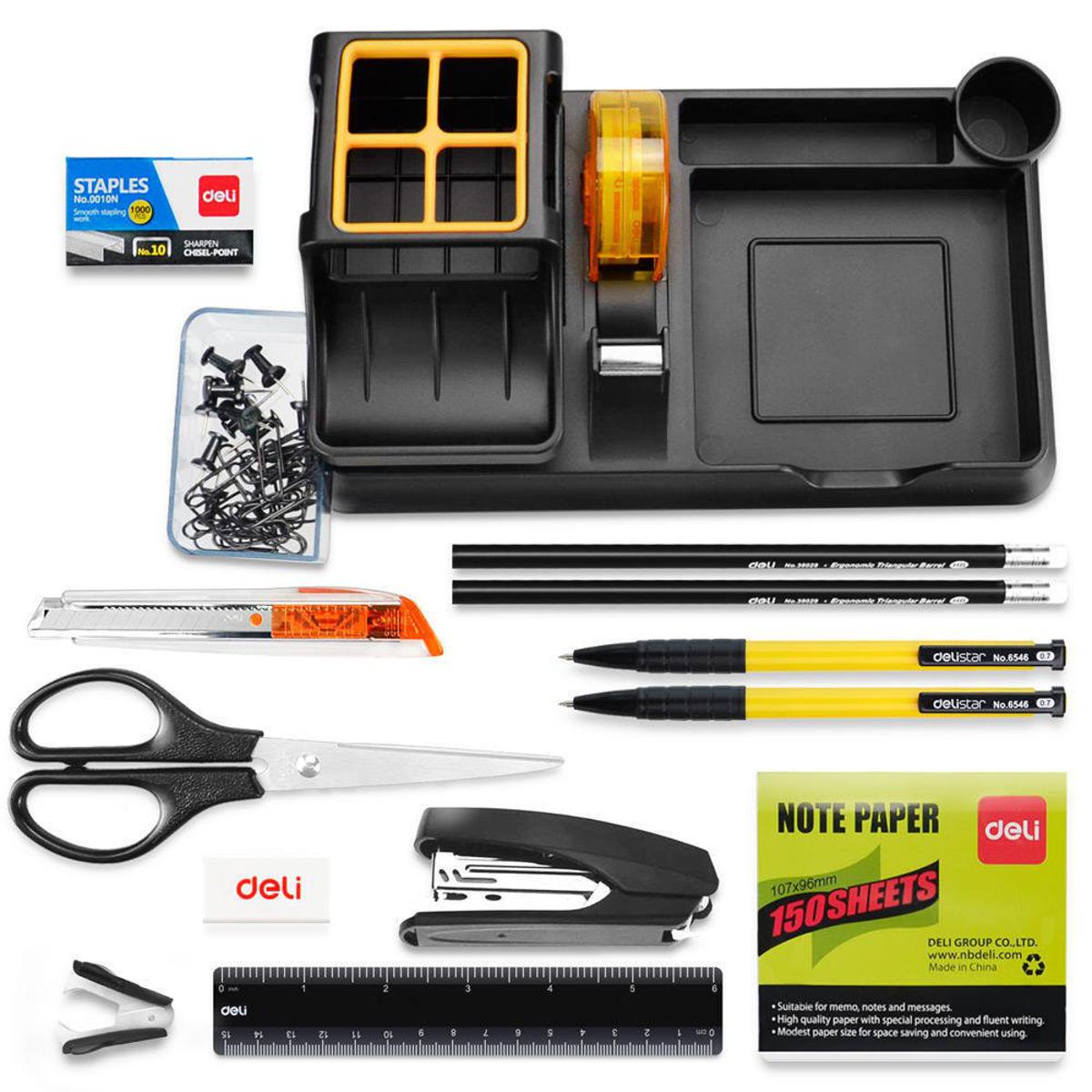 Picture of DELI 38252 Desk Organizer Office Butler - 18 Accessories Included (Set)