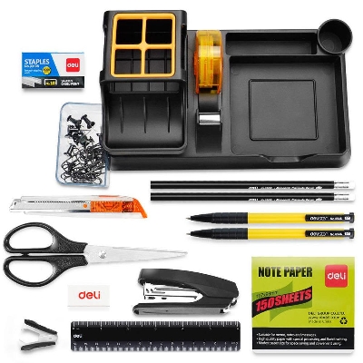 Picture of DELI 38252 Desk Organizer Office Butler - 18 Accessories Included (Set)