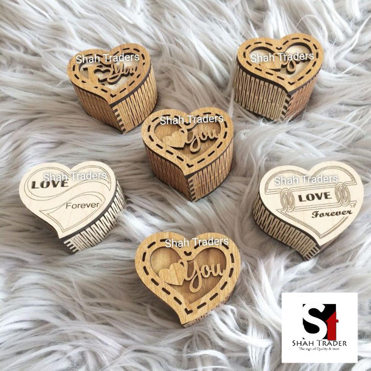 Picture of Heart -shaped ringbox engagement ringbox jewelry Giftbox proposal wedding valentine day anniversary for Christmas