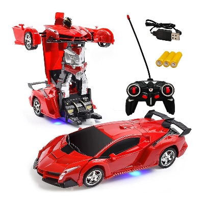 Picture of 2 in 1 Deformation Transform RC Robot Car Toy for Kids - Assorted