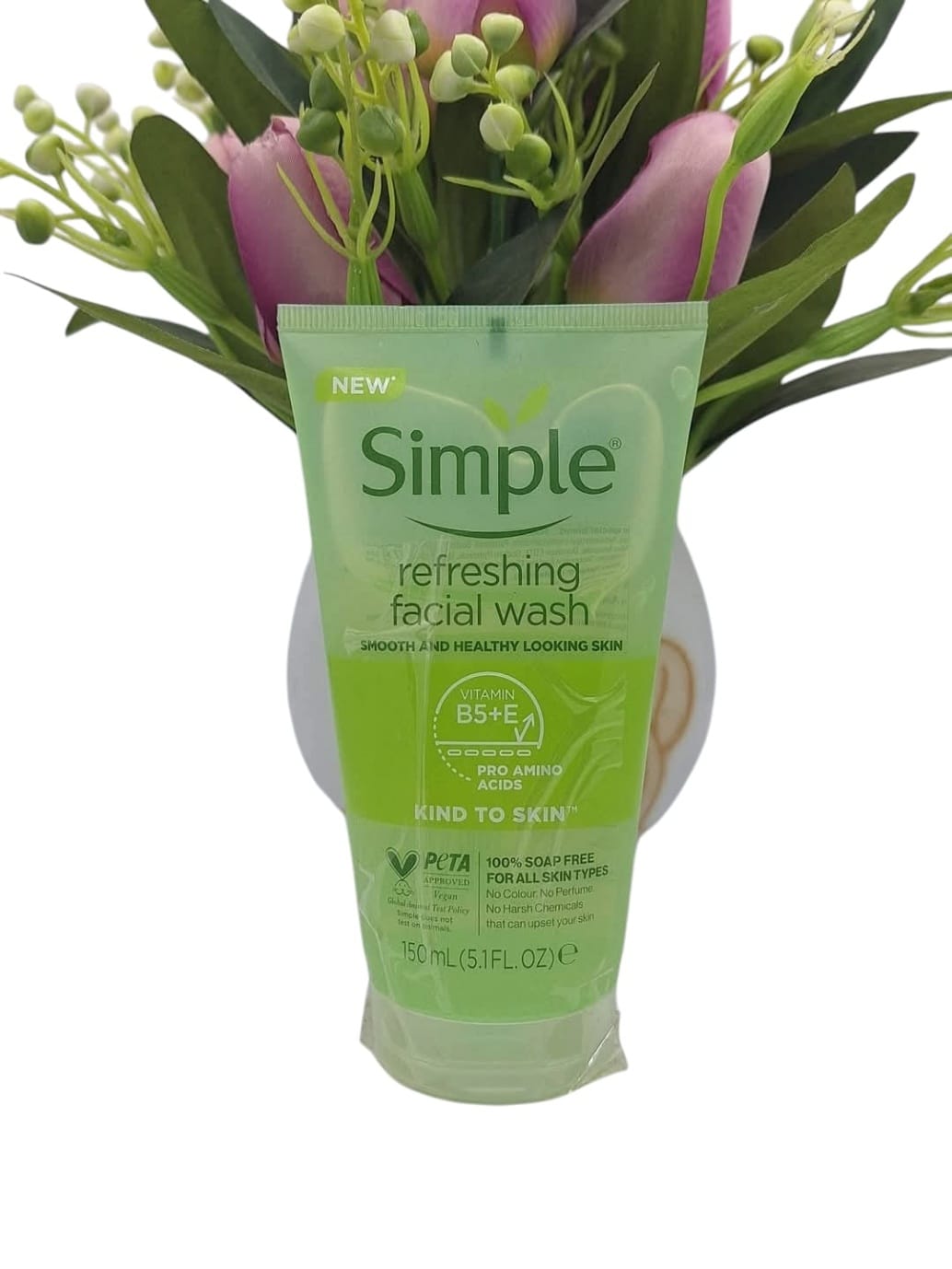 Buy    Simple Kind to skin Refreshing facial wash gel-150 M L  Best in Bangladesh