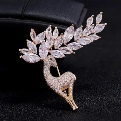 Buy Metal Bird Brooch Hijab Safety Pin For Girls And Women-10 color   Best in Bangladesh