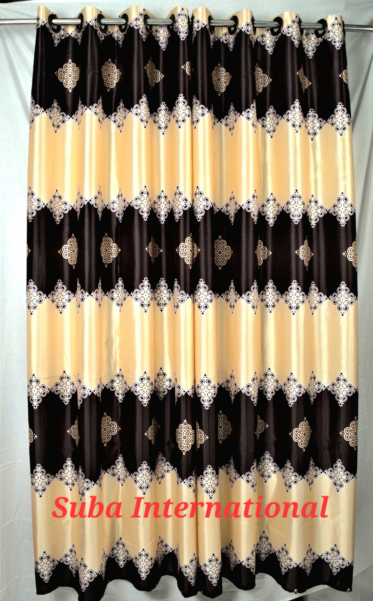 Picture of Synthetic Curtain Door and Window Parda, Pordha- ( 4 kuchi -1pis) Colour Multicolor from -Suba International