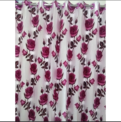 Picture of Synthetic Satin Rose Flower Design Porda