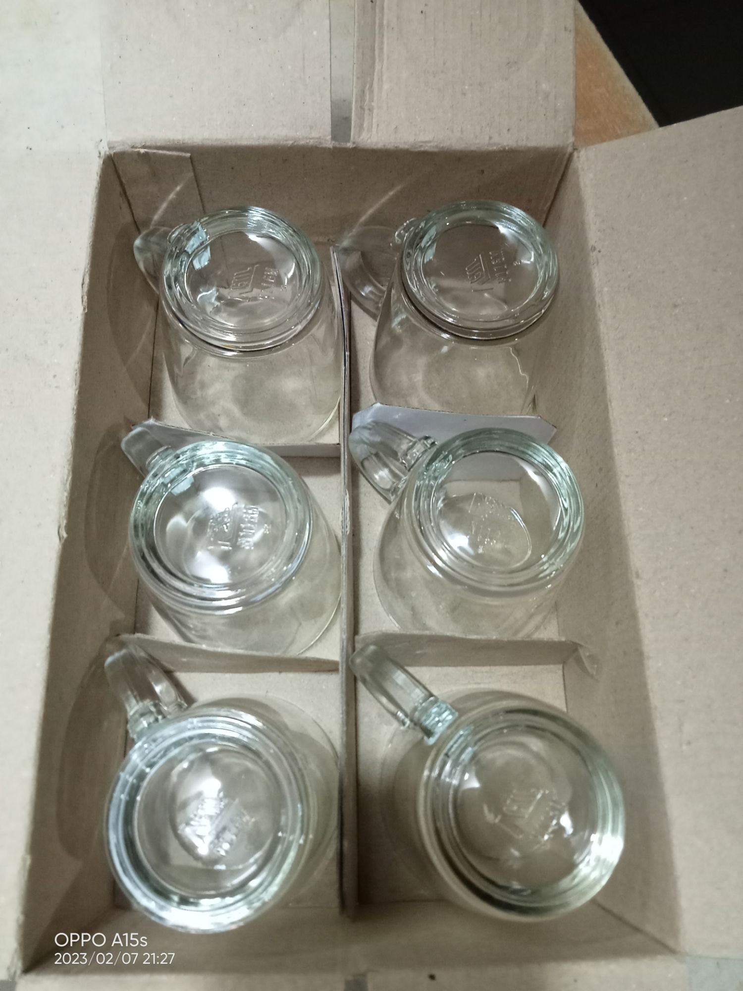 Picture of Tea/Coffee Cup Glass 1Pc Coffee Mug - Sip Your Favorite Beverages In This Elegant Glass Cup