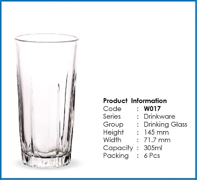 Picture of Diamond glass (Tumbler) 6Pcs of glass.  PURE-Stong-Clear.