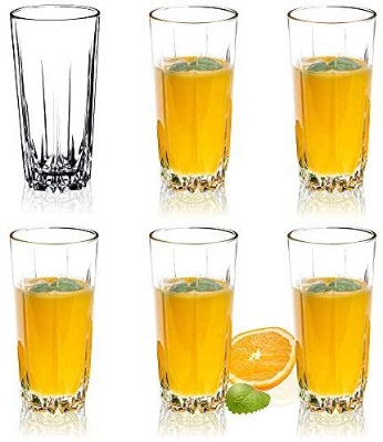 Picture of Diamond glass (Tumbler) 6Pcs of glass.  PURE-Stong-Clear.