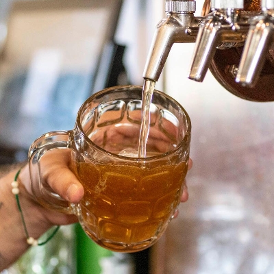 Picture of Dimple StainBeer Mug 1pc glass mug 594ml