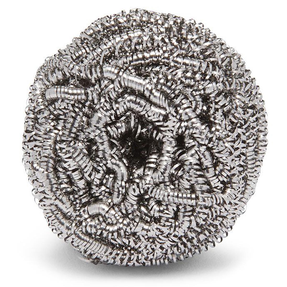 Picture of  4 pcs Stainless Steel Sponges Scrubbers, Utensil Scrubber, Metal Scouring Pads, Stainless Steel Scourer Pot Brush, Kitchen Cooking Utensil Cleaning Tools