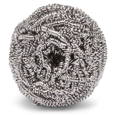 Picture of  4 pcs Stainless Steel Sponges Scrubbers, Utensil Scrubber, Metal Scouring Pads, Stainless Steel Scourer Pot Brush, Kitchen Cooking Utensil Cleaning Tools