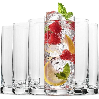 Picture of Water Glass Transparent Long Glasses 305Ml. Set Of 6Pcs - Serve Your Beverages In Style With This Set Of 6 Transparent Long Glasses - Each With A Capacity Of 305Ml