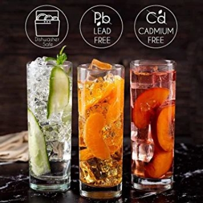 Picture of Water Glass Transparent Long Glasses 305Ml. Set Of 6Pcs - Serve Your Beverages In Style With This Set Of 6 Transparent Long Glasses - Each With A Capacity Of 305Ml