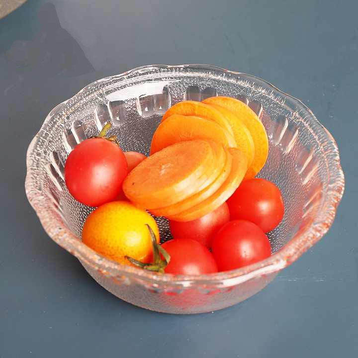 Picture of Highly Vital - Superb Quality - glass salad fruit bowl apple bowl with frosted ri - Kitchen & Dining - Express Yourelf - Excellent