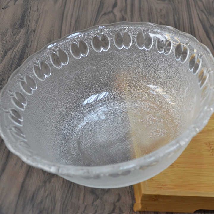 Picture of Highly Vital - Superb Quality - glass salad fruit bowl apple bowl with frosted ri - Kitchen & Dining - Express Yourelf - Excellent
