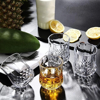 Picture of Diamond Cut Glass Tumbler 200ml.set of 6 pcs.