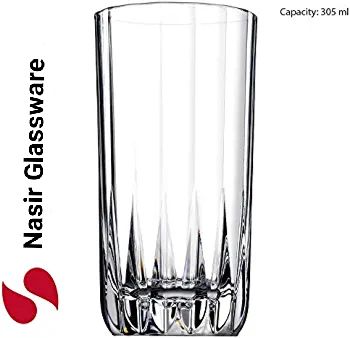 Picture of Antalya Glass Water/Juice Tumbler - Transparent Tumbler For Serving Beverages - Set Of 6 Pieces 305Ml Each