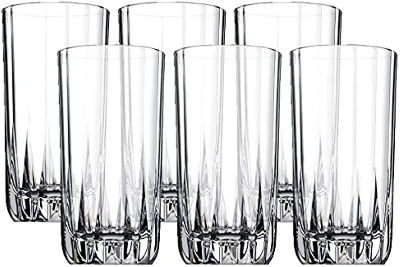 Picture of Antalya Glass Water/Juice Tumbler - Transparent Tumbler For Serving Beverages - Set Of 6 Pieces 305Ml Each