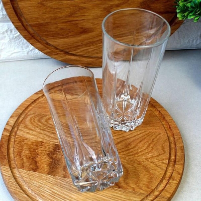 Picture of Karat Long Drink Water Glass 320cc Set of 6 (Clear)