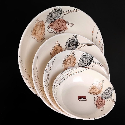 Picture of Diamond Melamine Bowl Set 4pcs Bati Set.